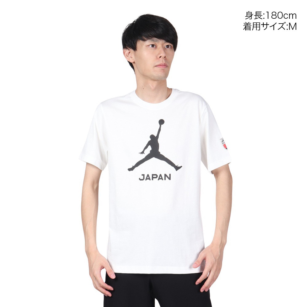 ジョーダン（JORDAN）（メンズ）バスケットボールウェア ジョーダン JBA クルーネックTシャツ FD9474-100 日本代表 AKATSUKI JAPAN ジョーダンブランド