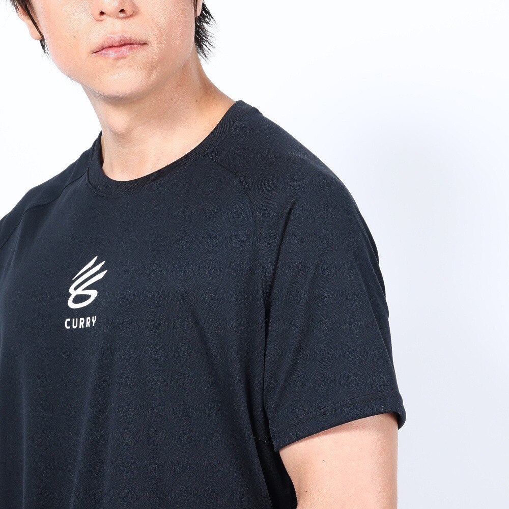 アンダーアーマー（UNDER ARMOUR）（メンズ）バスケットボールウェア カリー TECH ロゴショートスリーブ 1378327 001  スポーツ用品はスーパースポーツゼビオ