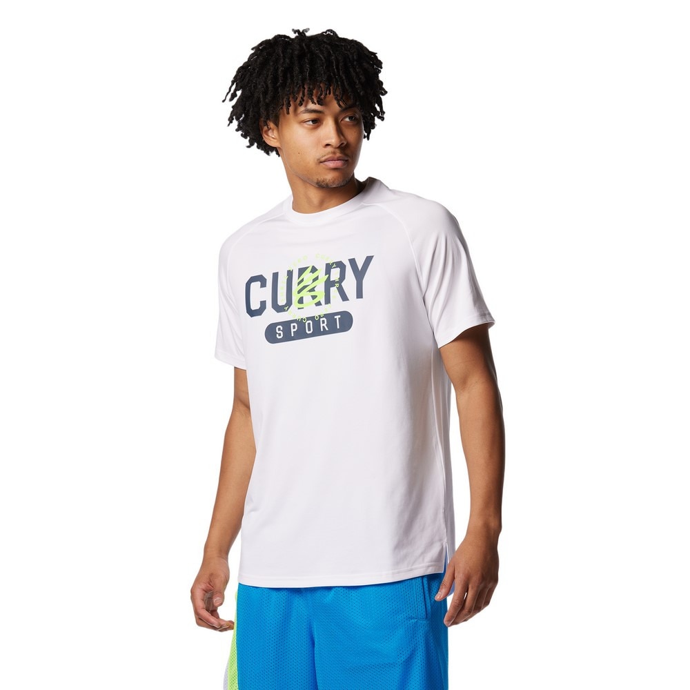 アンダーアーマー バスケットボールウェア カリー テック 半袖Tシャツ 1378328 100 Ｌ 10 バスケットボール
