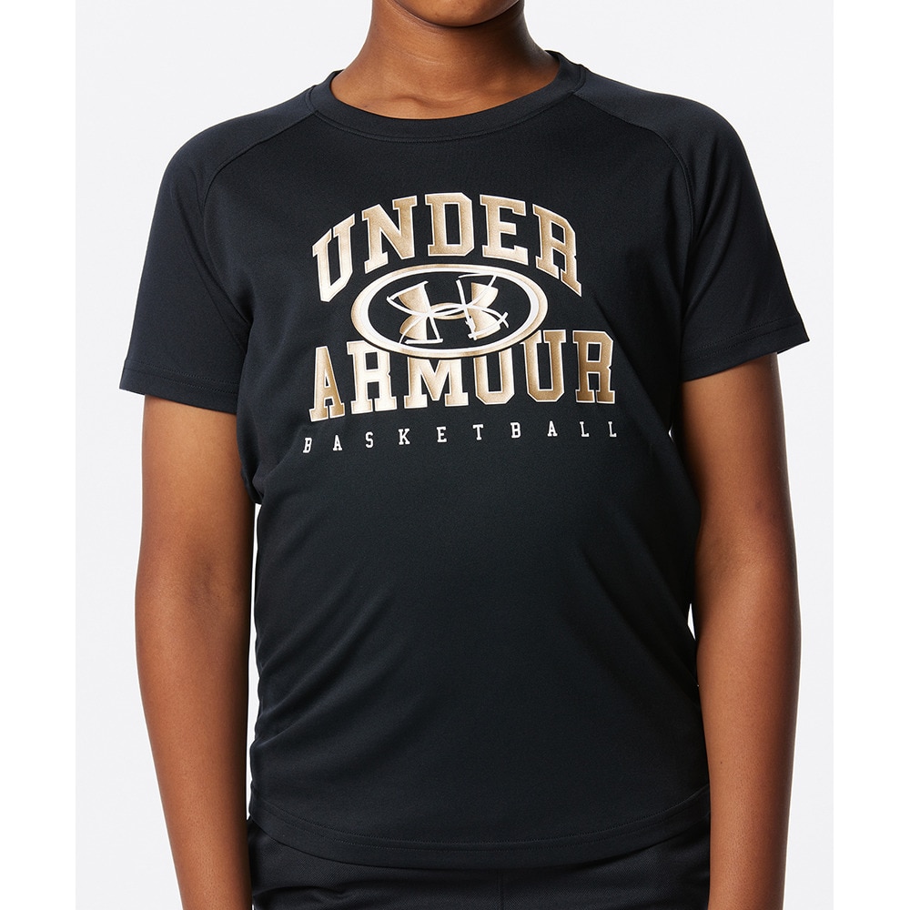 アンダーアーマー（UNDER ARMOUR）（キッズ）バスケットボールウェア ジュニア BOYS TECH グラフィック 半袖Tシャツ 1378336  002 スポーツ用品はスーパースポーツゼビオ