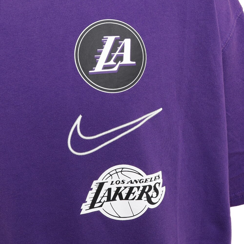 ナイキ（NIKE） バスケットボールウェア LAL CTS CE マックス90 1 半袖Tシャツ DV5857-504★★★