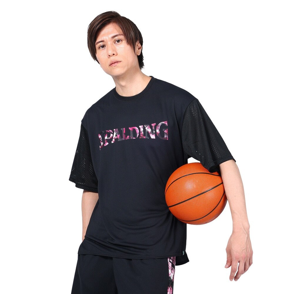 Tシャツ　メンズ　ブラック　バスケットボール