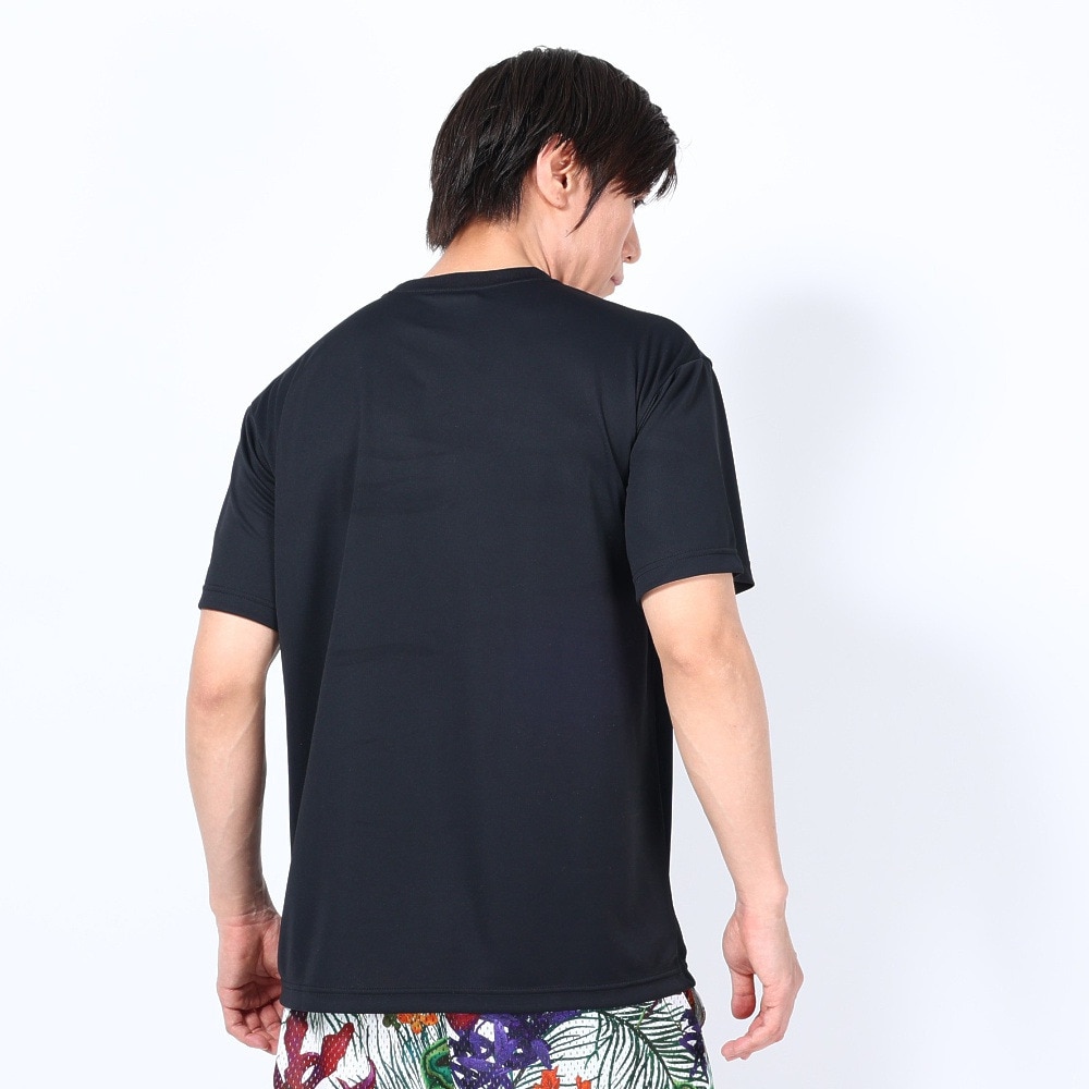 スポルディング（SPALDING）（メンズ）バスケットボールウェア UVカット Tシャツ トロピクスボールプリント SMT23004BP 速乾