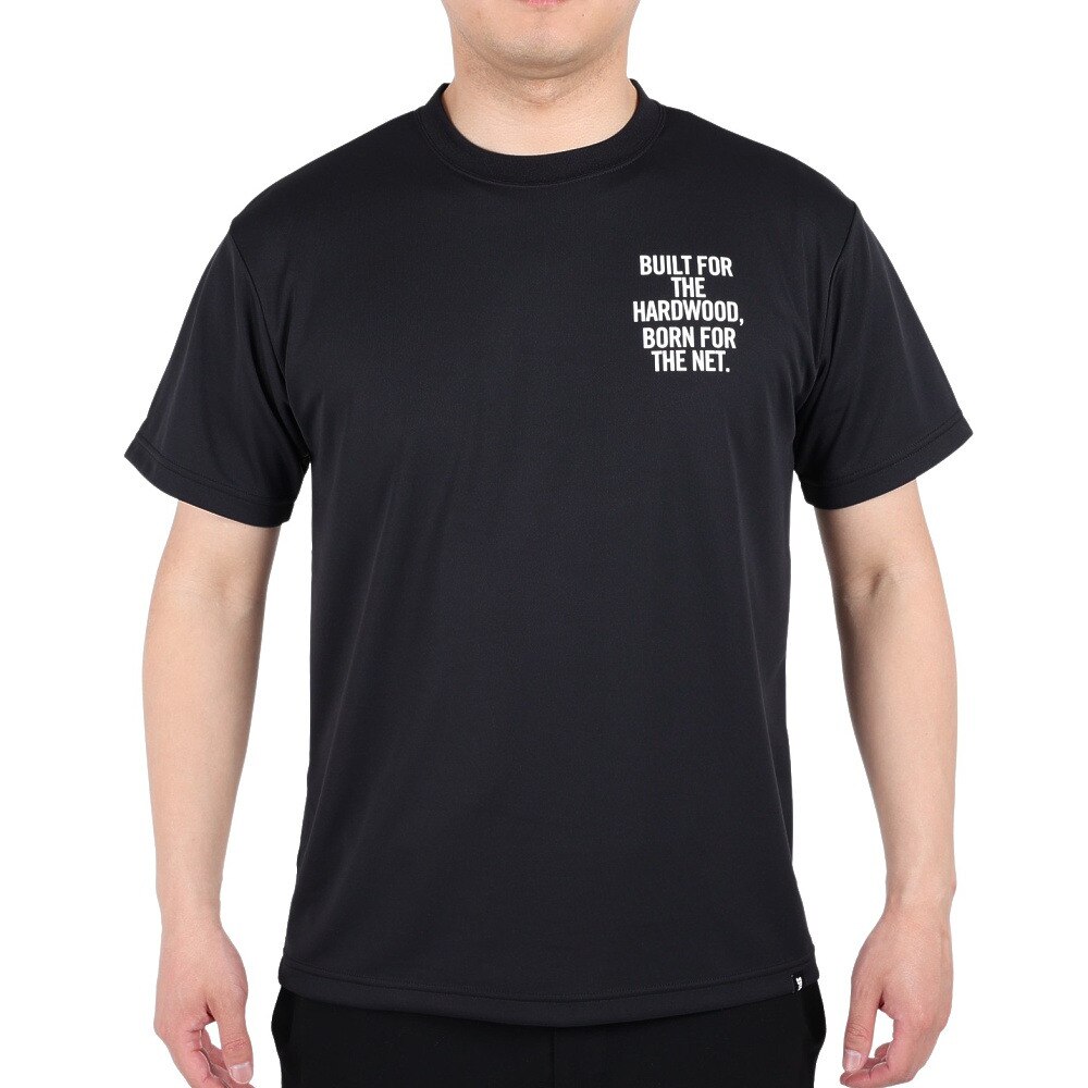 スポルディング（SPALDING）（メンズ）バスケットボールウェア UVカット Tシャツ デジタルコラージュバックプリント SMT23012