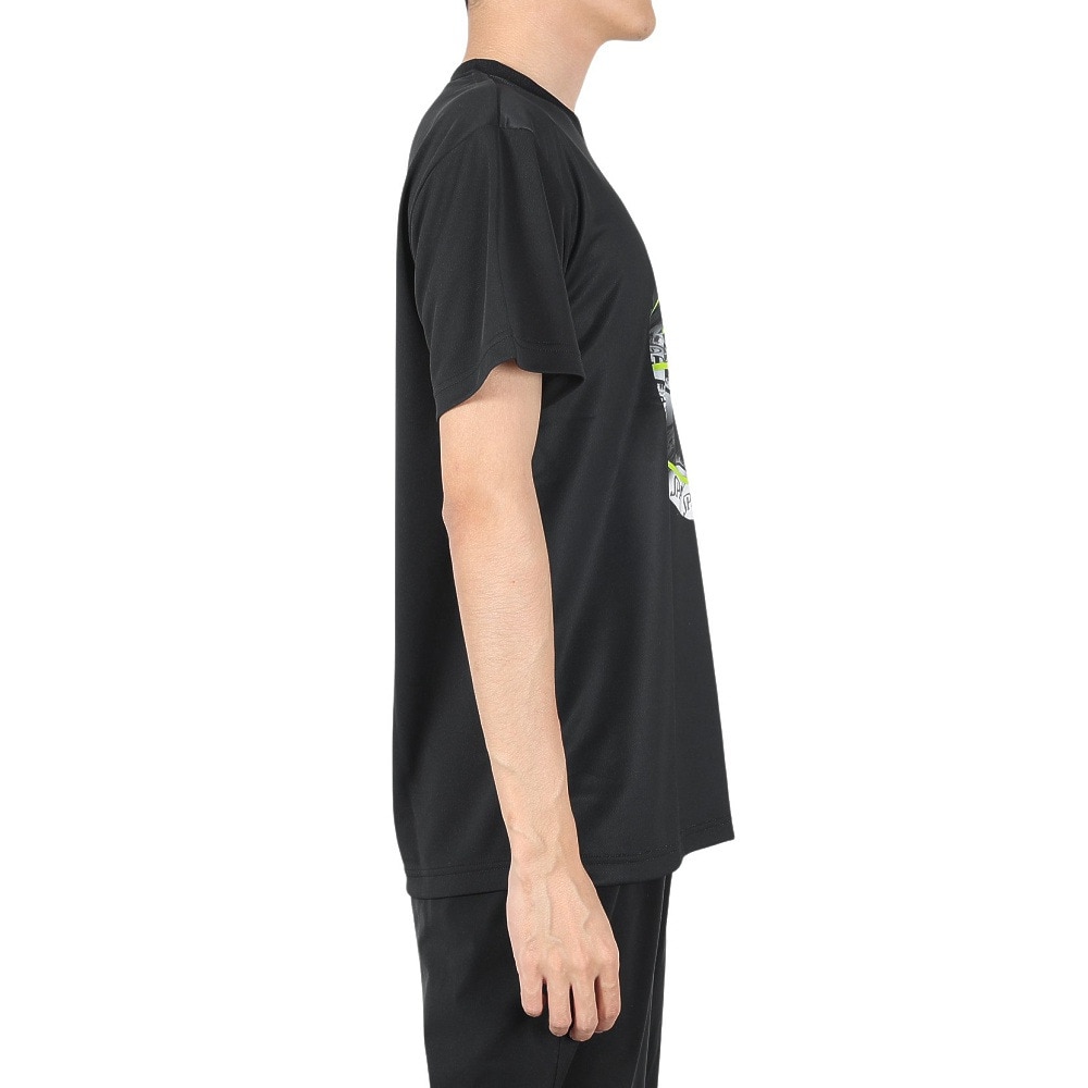 スポルディング（SPALDING）（メンズ）バスケットボールウェア UVカット Tシャツ ボールプリント SMT23014 速乾