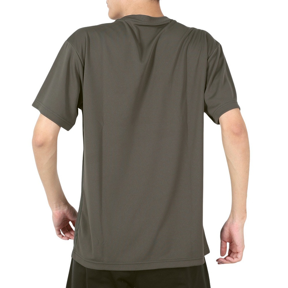 スポルディング（SPALDING）（メンズ）バスケットボールウェア UVカット Tシャツ ボールプリント SMT23014OK 速乾