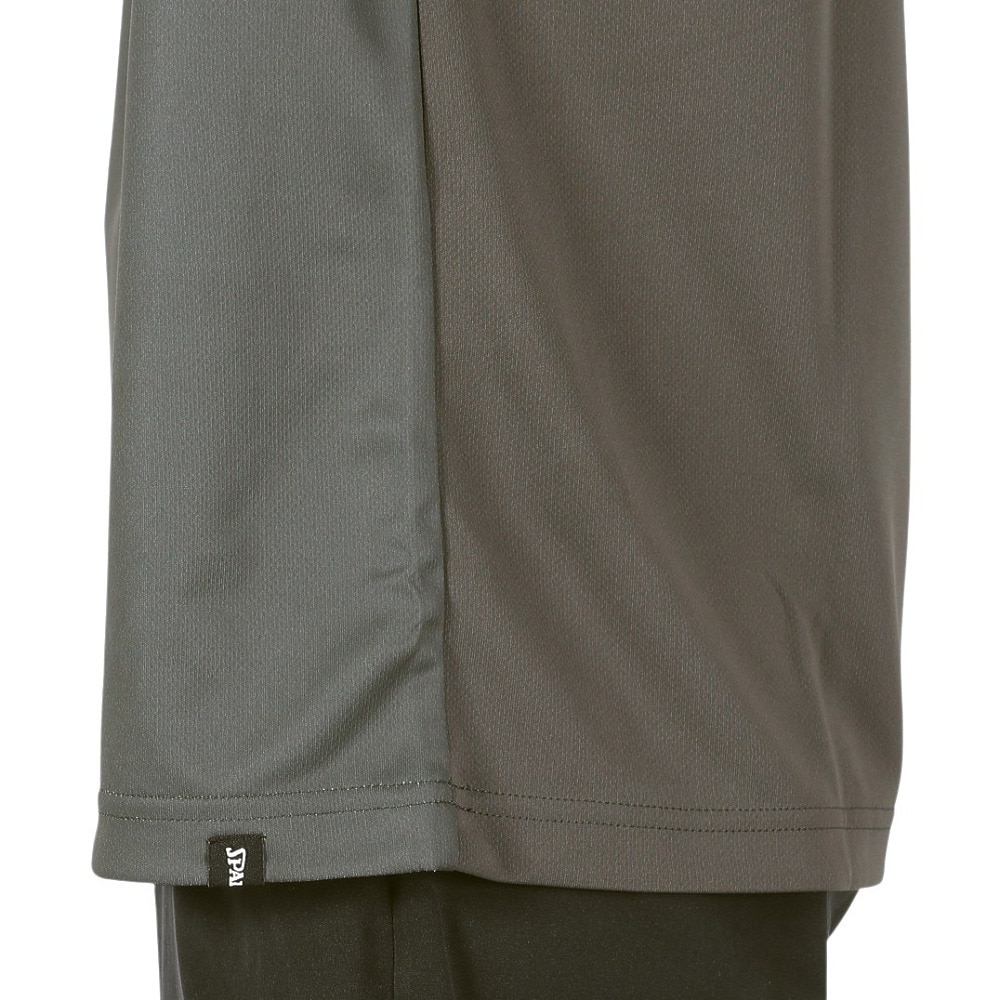 スポルディング（SPALDING）（メンズ）バスケットボールウェア UVカット Tシャツ ボールプリント SMT23014OK 速乾