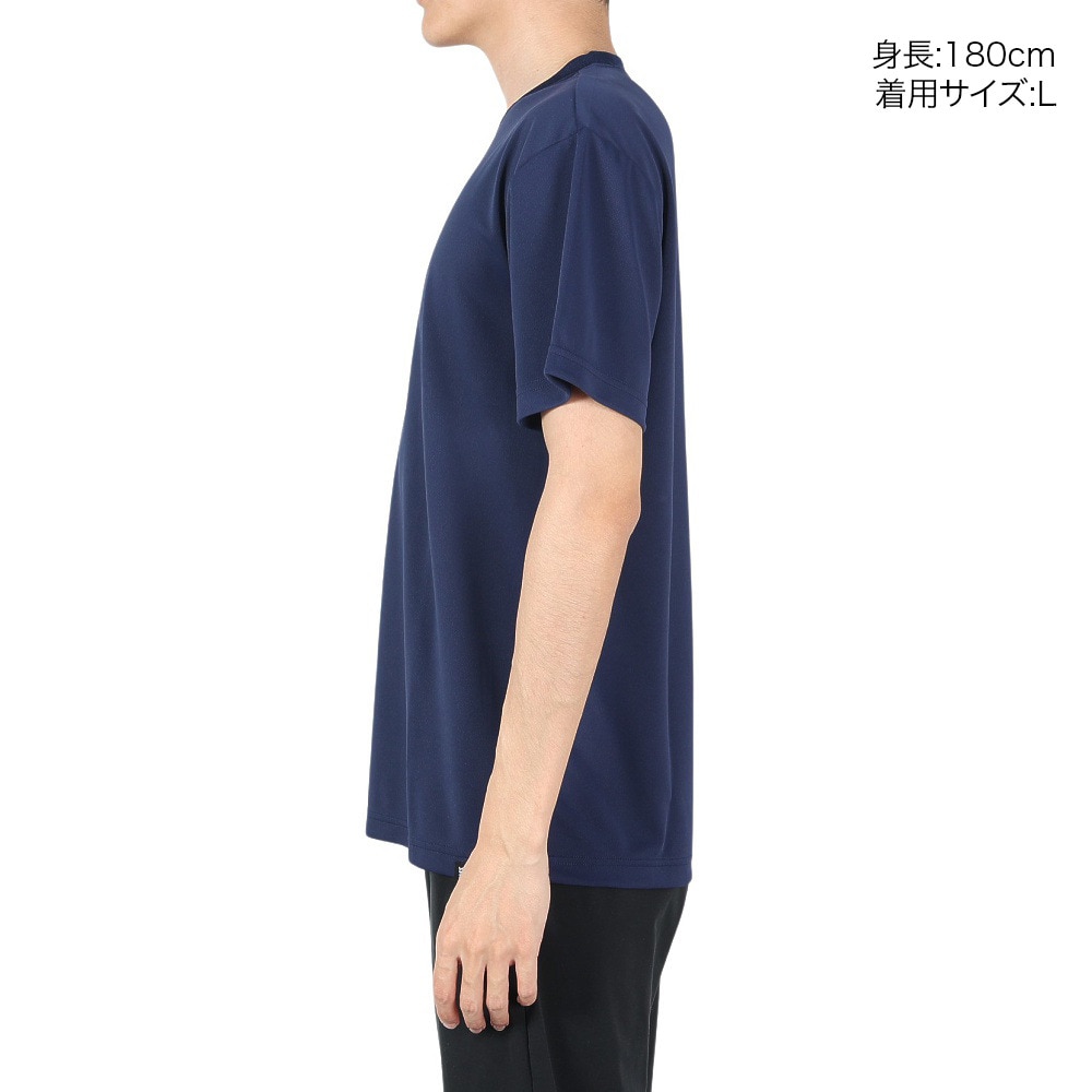 スポルディング（SPALDING）（メンズ）バスケットボールウェア UVカット Tシャツ ピクトグラム SMT23019NV 速乾
