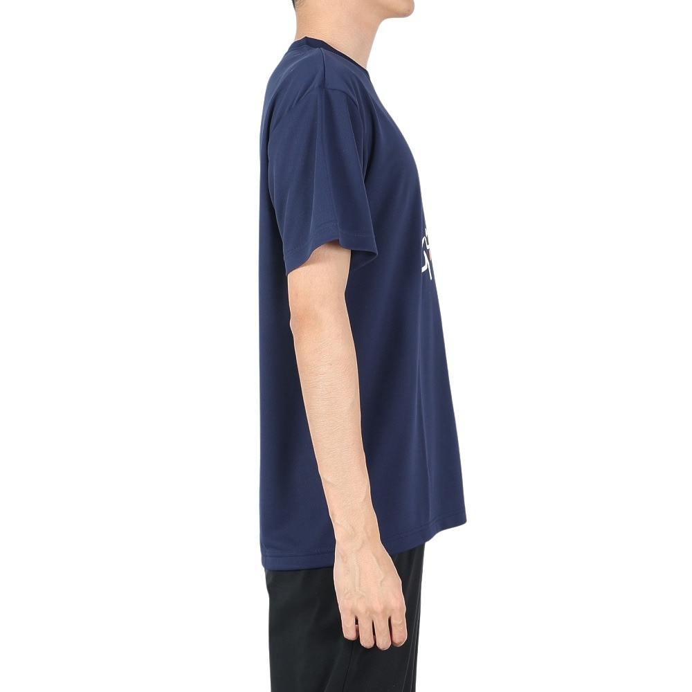 スポルディング（SPALDING）（メンズ）バスケットボールウェア UVカット Tシャツ ピクトグラム SMT23019NV 速乾