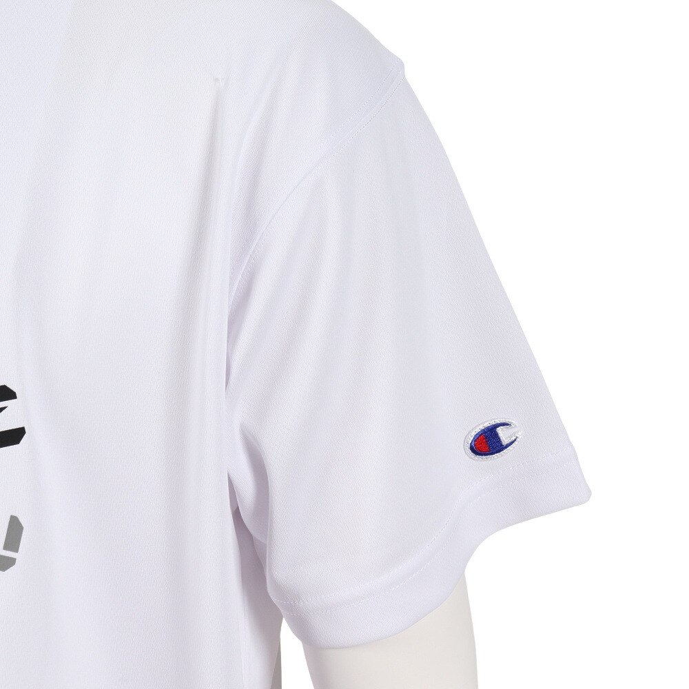 チャンピオン（CHAMPION）（メンズ）バスケットボールウェア UVカット ショートスリーブTシャツ C3-XB312 010