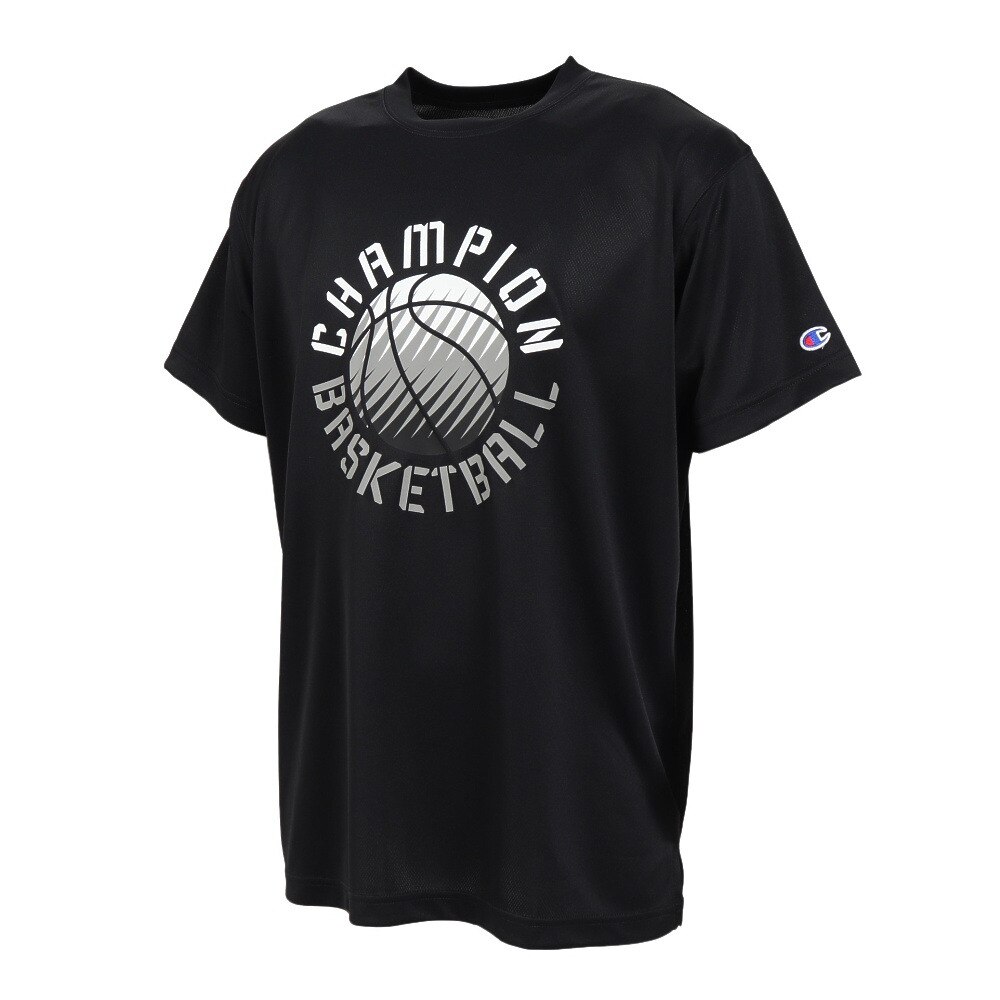 チャンピオン（CHAMPION）（メンズ）バスケットボールウェア UVカット ショートスリーブTシャツ C3-XB312 090