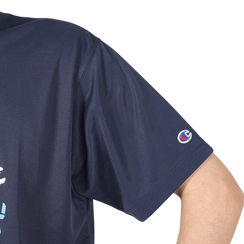チャンピオン（CHAMPION）（メンズ）バスケットボールウェア UVカット ショートスリーブTシャツ C3-XB312 370
