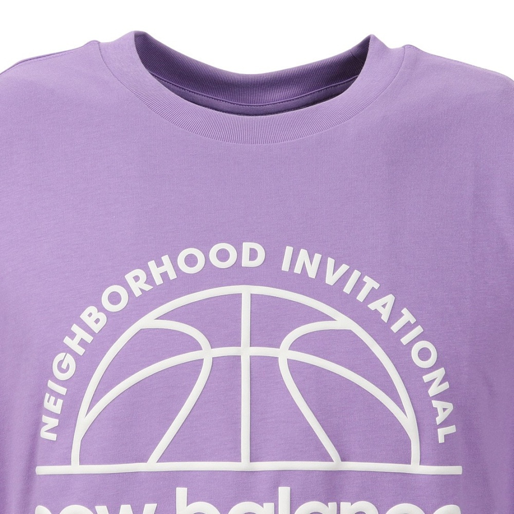 ニューバランス（new balance）（メンズ）バスケットボールウェア Hoops Invitational 半袖Tシャツ MT31586TWI