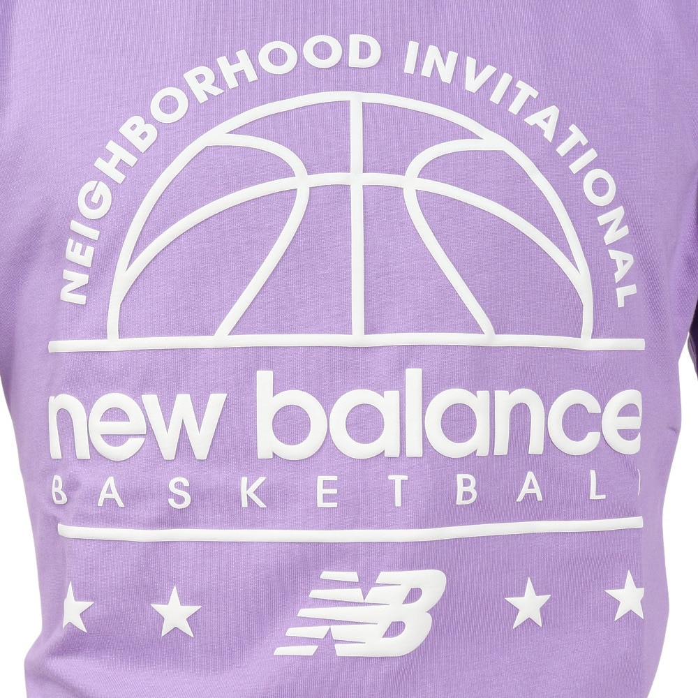 ニューバランス（new balance）（メンズ）バスケットボールウェア Hoops Invitational 半袖Tシャツ MT31586TWI