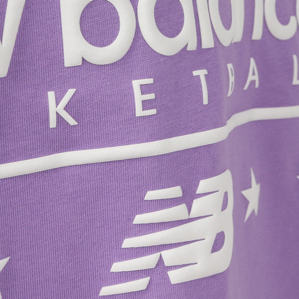 ニューバランス（new balance）（メンズ）バスケットボールウェア Hoops Invitational 半袖Tシャツ MT31586TWI