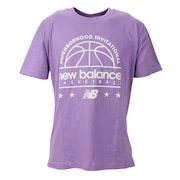 ニューバランス（new balance）（メンズ）バスケットボールウェア Hoops Invitational 半袖Tシャツ MT31586TWI