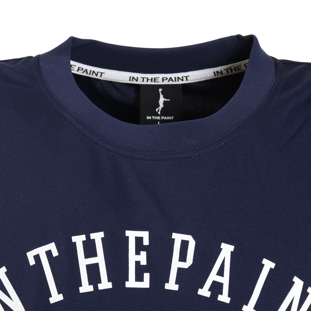 インザペイント（IN THE PAINT）（メンズ）バスケットボールウェア 半袖Tシャツ ITP23303NVY/GMT