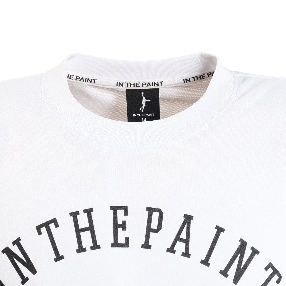 インザペイント（IN THE PAINT）（メンズ）バスケットボールウェア 半袖Tシャツ ITP23303WHT/EMR 速乾