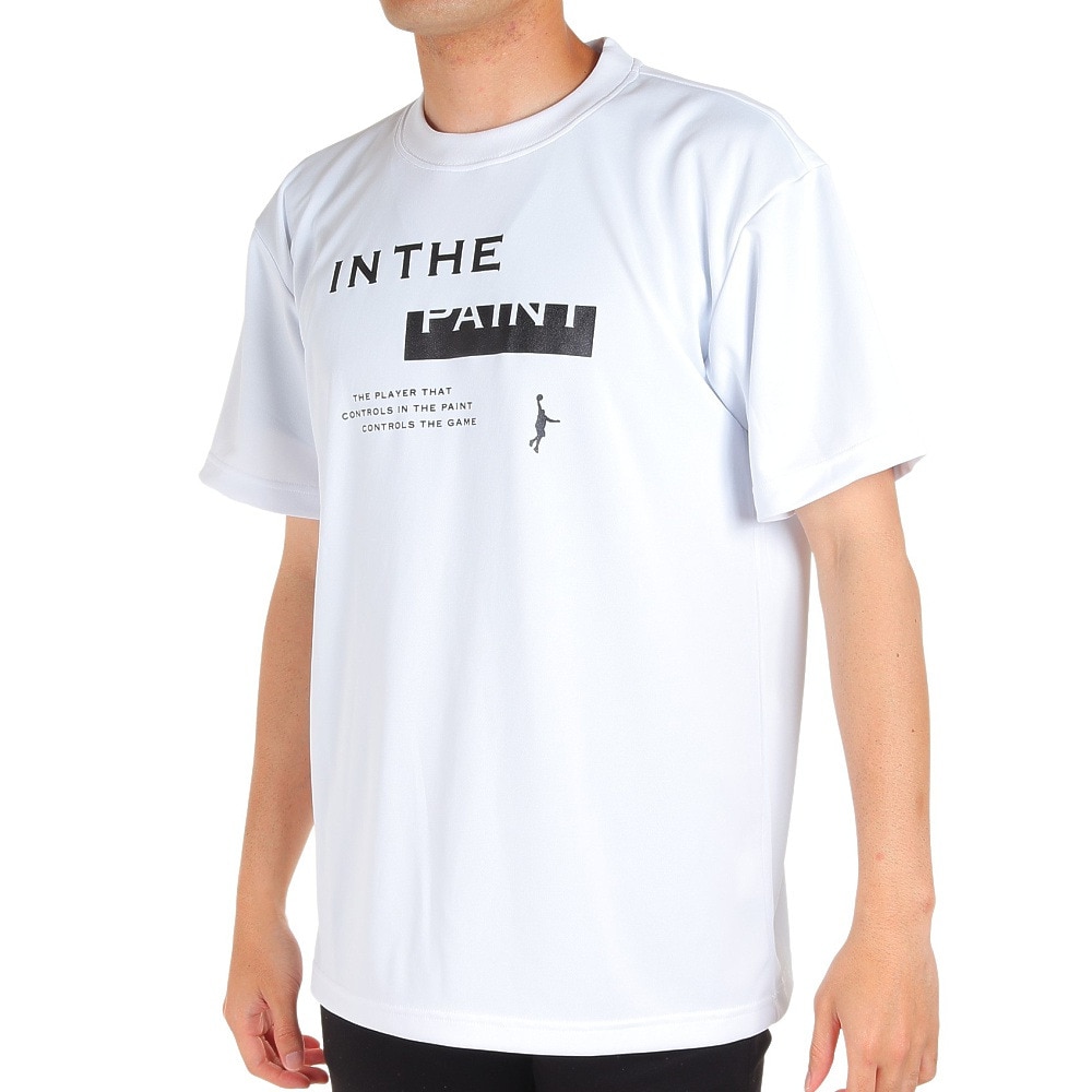 インザペイント（IN THE PAINT）（メンズ）バスケットボールウェア 半袖Tシャツ ITP23306WHT  スポーツ用品はスーパースポーツゼビオ