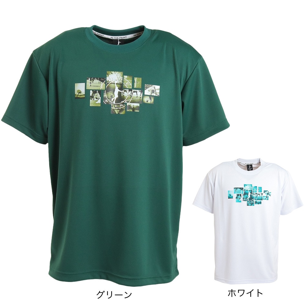 インザペイント（IN THE PAINT）（メンズ）バスケットボールウェア 半袖Tシャツ ITP23308WHT 速乾
