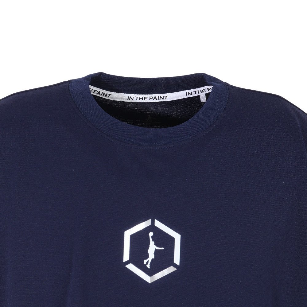 インザペイント（IN THE PAINT）（メンズ、レディース）バスケットボールウェア 半袖Tシャツ ITP23309NVY
