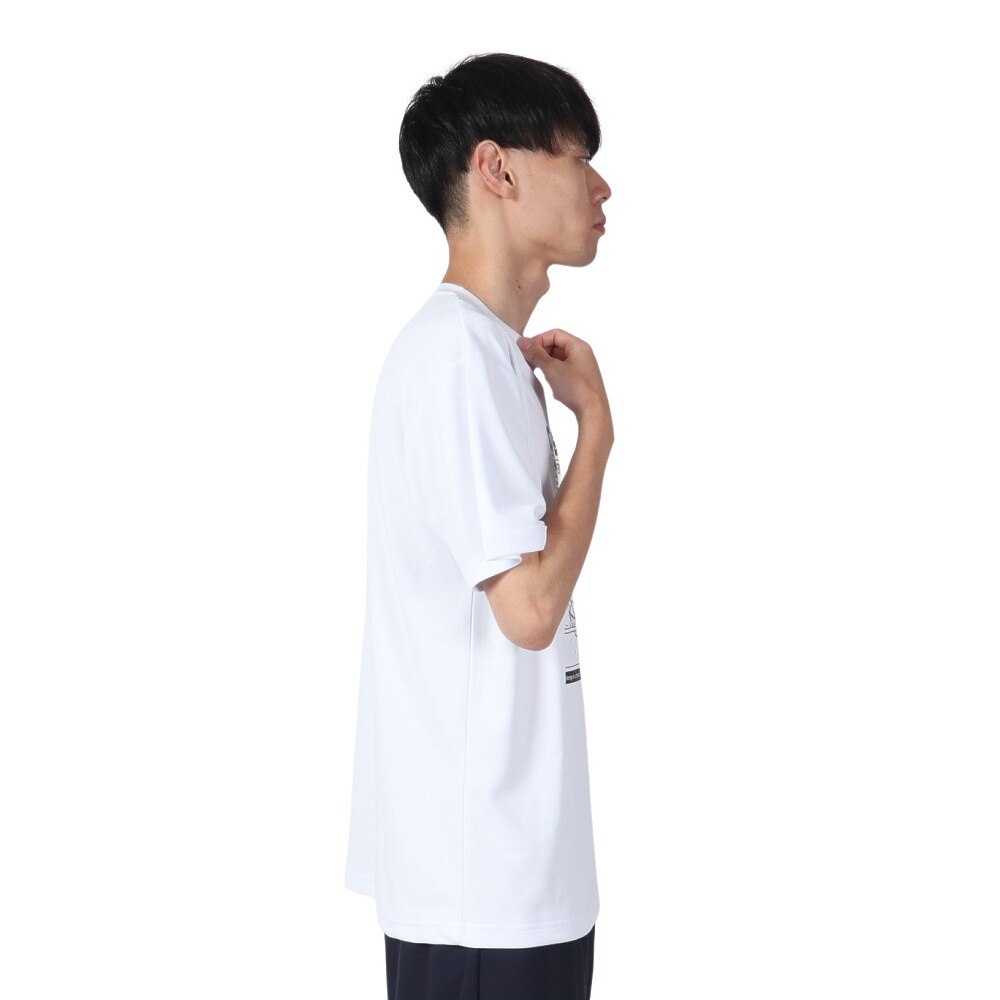コンバース（CONVERSE）（メンズ）バスケットボールウェア プリントTシャツ CB231362-1100