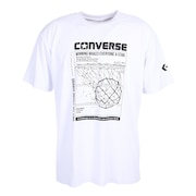 コンバース（CONVERSE）（メンズ）バスケットボールウェア プリントTシャツ CB231362-1100