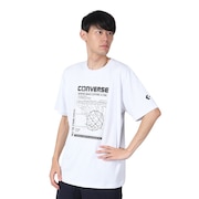 コンバース（CONVERSE）（メンズ）バスケットボールウェア プリントTシャツ CB231362-1100