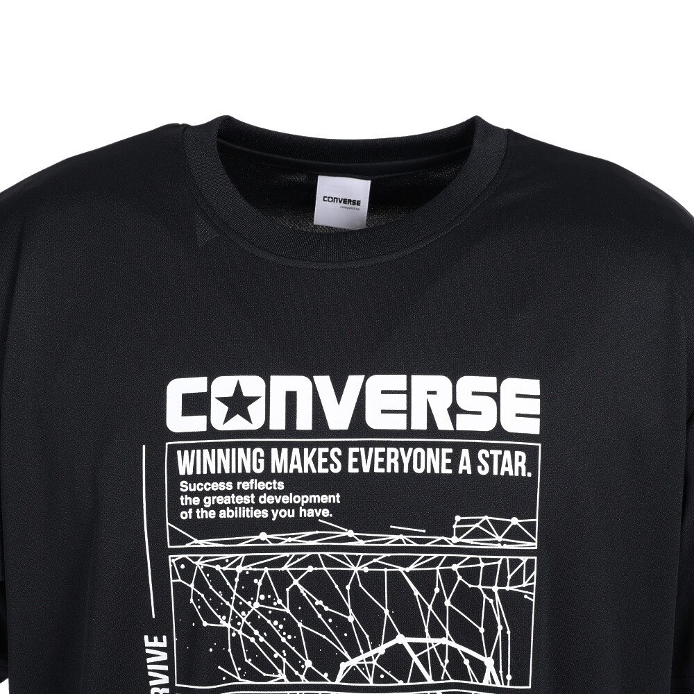 コンバース（CONVERSE）（メンズ）バスケットボールウェア プリントTシャツ CB231362-1911