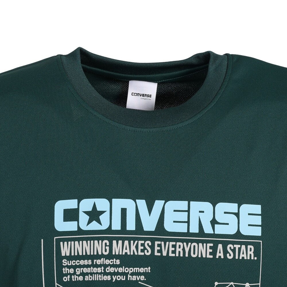 コンバース（CONVERSE）（メンズ）バスケットボールウェア プリントTシャツ CB231362-4700