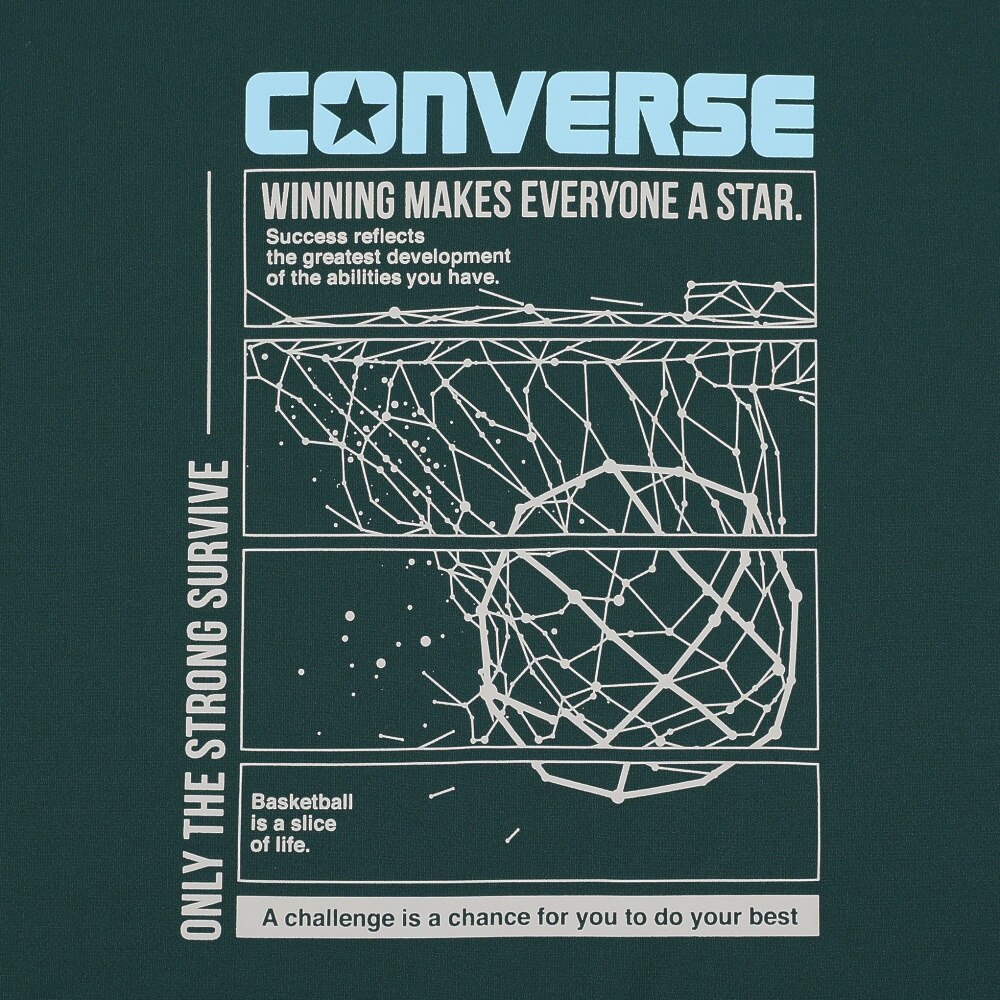 コンバース（CONVERSE）（メンズ）バスケットボールウェア プリントTシャツ CB231362-4700