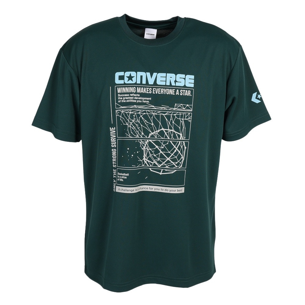 コンバース（CONVERSE）（メンズ）バスケットボールウェア プリントTシャツ CB231362-4700