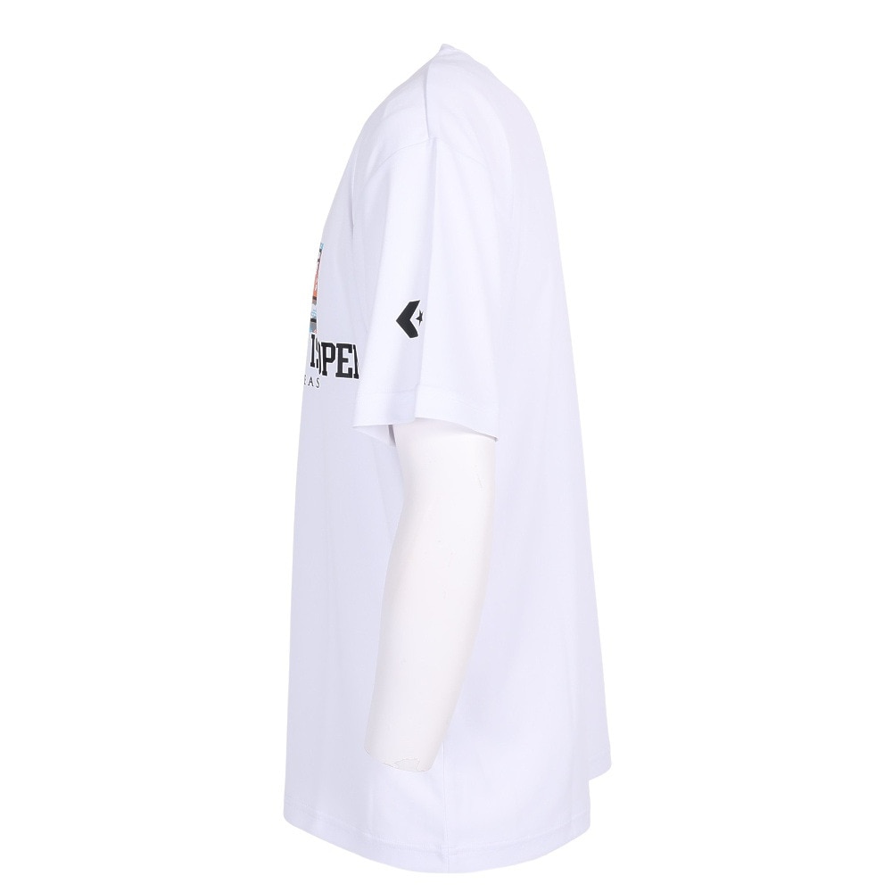 コンバース（CONVERSE）（メンズ）バスケットボールウェア プリントTシャツ CB231363-1100