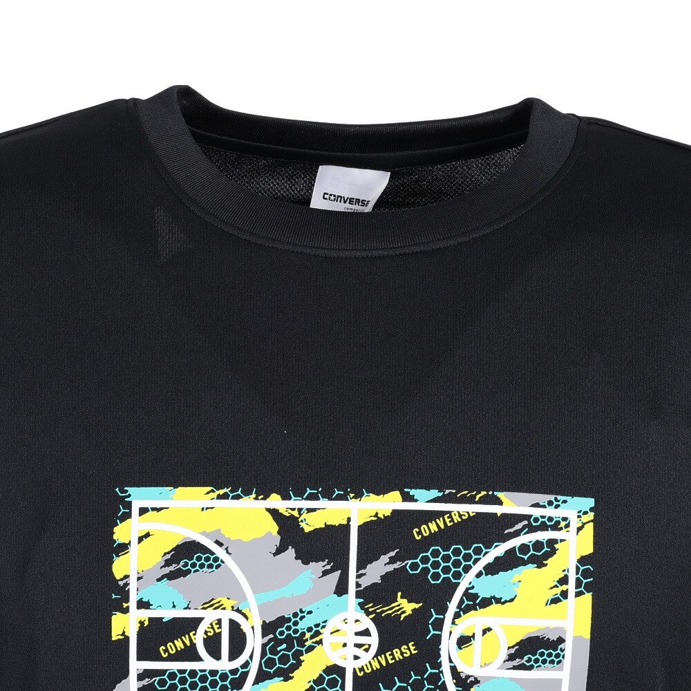 コンバース（CONVERSE）（メンズ）バスケットボールウェア プリントTシャツ CB231363-1900