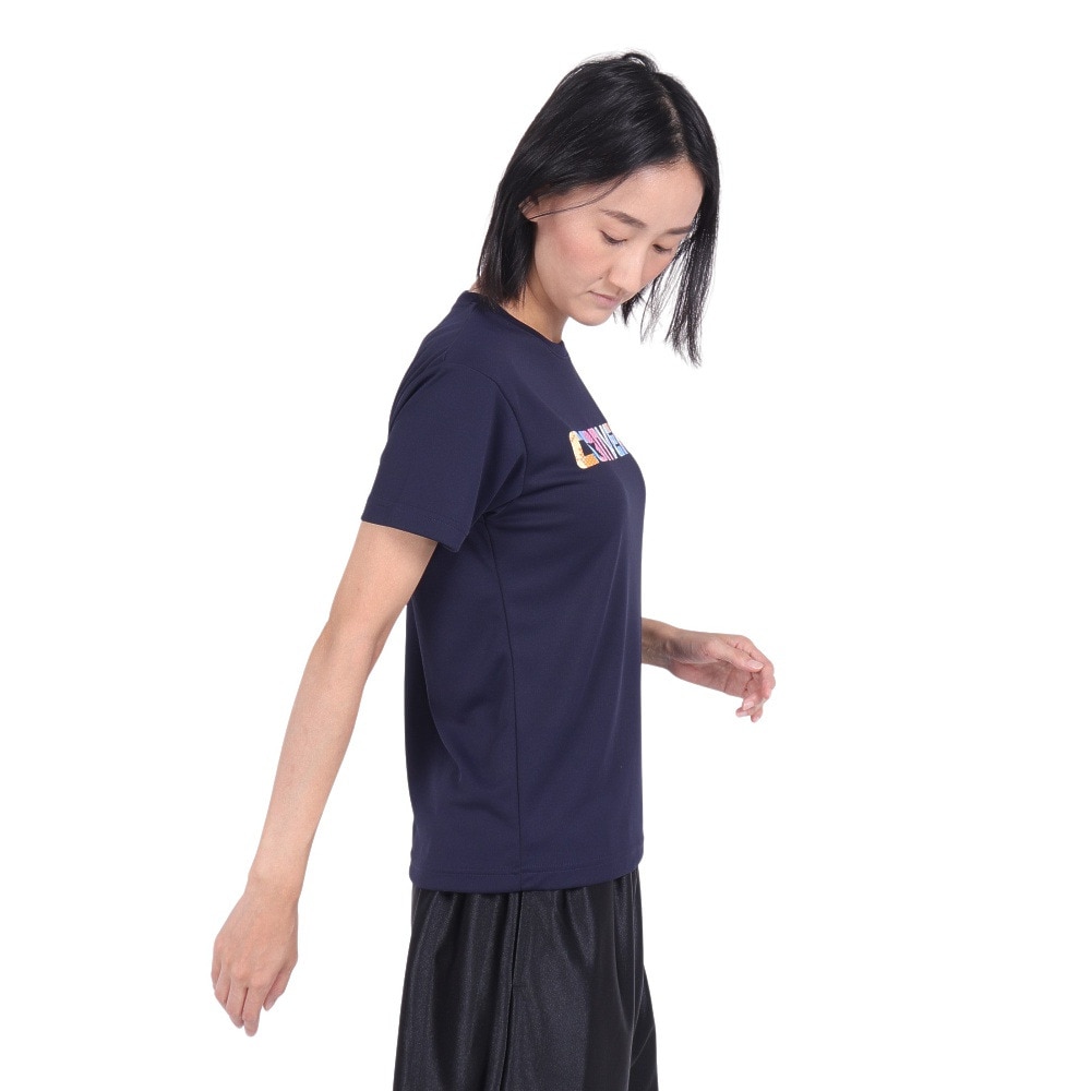 コンバース（CONVERSE）（レディース）バスケットボールウェア 半袖プリントTシャツ CB331353-2900