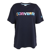 コンバース（CONVERSE）（レディース）バスケットボールウェア 半袖プリントTシャツ CB331353-2900