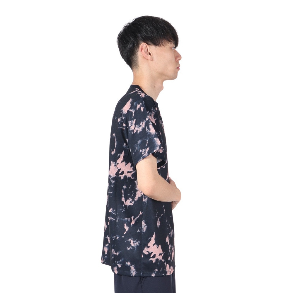 アクター（AKTR）（メンズ）バスケットボールウェア GHOST CAMO LOGO SPORTS Tシャツ 222-011005 NV 速乾
