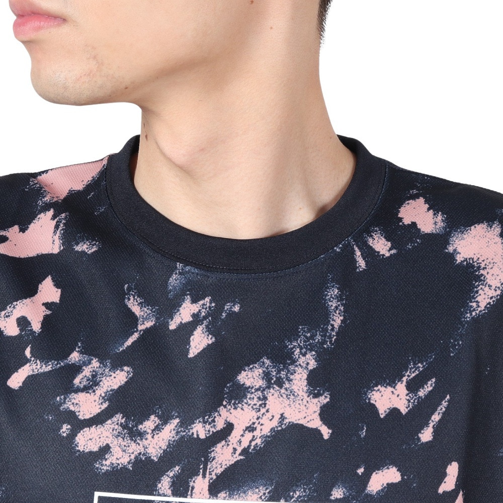 アクター（AKTR）（メンズ）バスケットボールウェア GHOST CAMO LOGO SPORTS Tシャツ 222-011005 NV 速乾