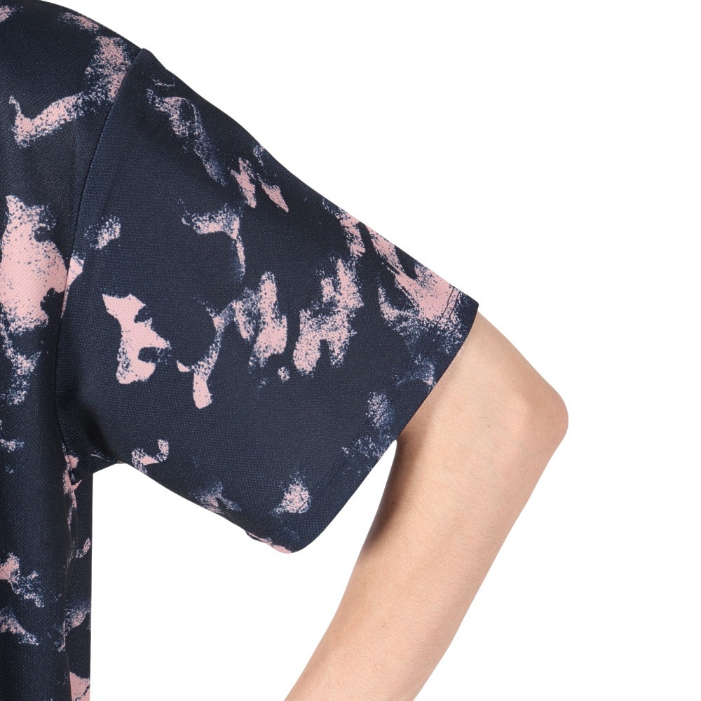 アクター（AKTR）（メンズ）バスケットボールウェア GHOST CAMO LOGO SPORTS Tシャツ 222-011005 NV 速乾