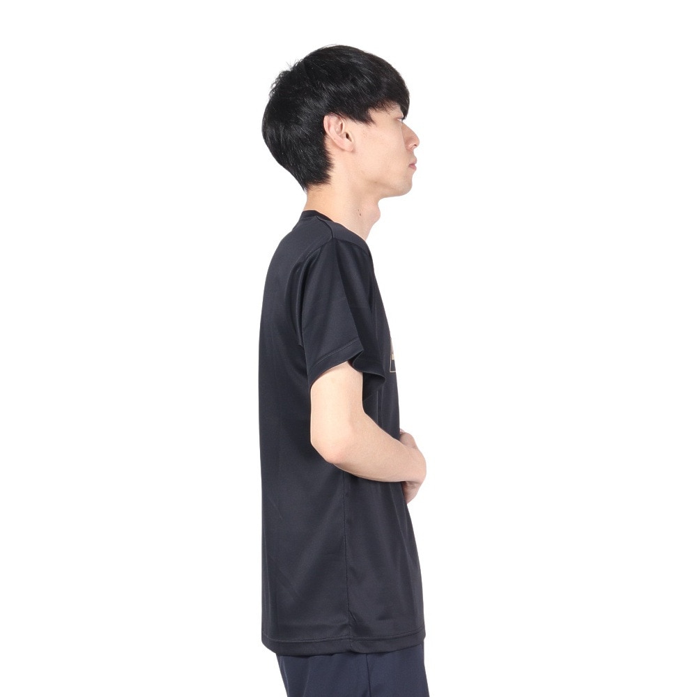 エックスティーエス（XTS）（メンズ）バスケットボールウェア ドライプラス メッセージTシャツ 751TS3ES0010 BLK
