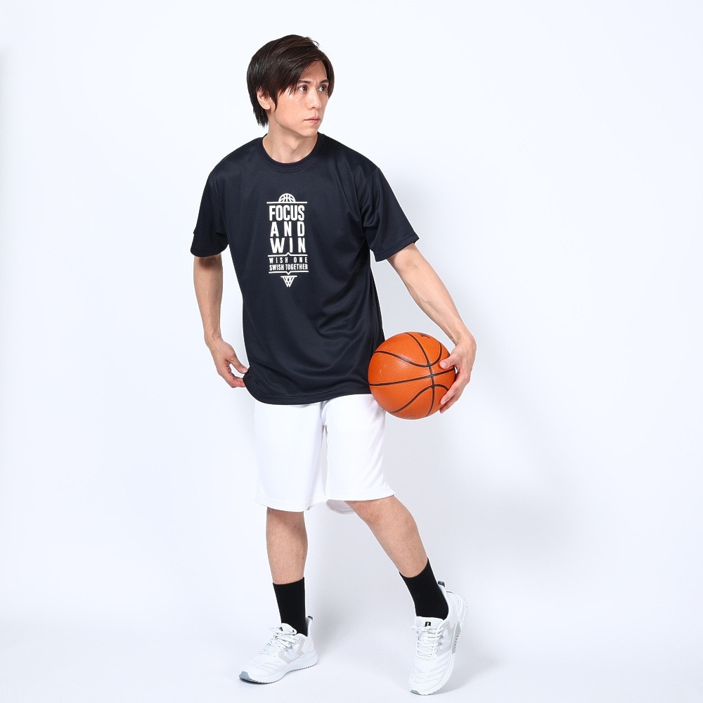 エックスティーエス（XTS）（メンズ）バスケットボールウェア ドライプラス メッセージTシャツ 751TS3ES0011 BLK