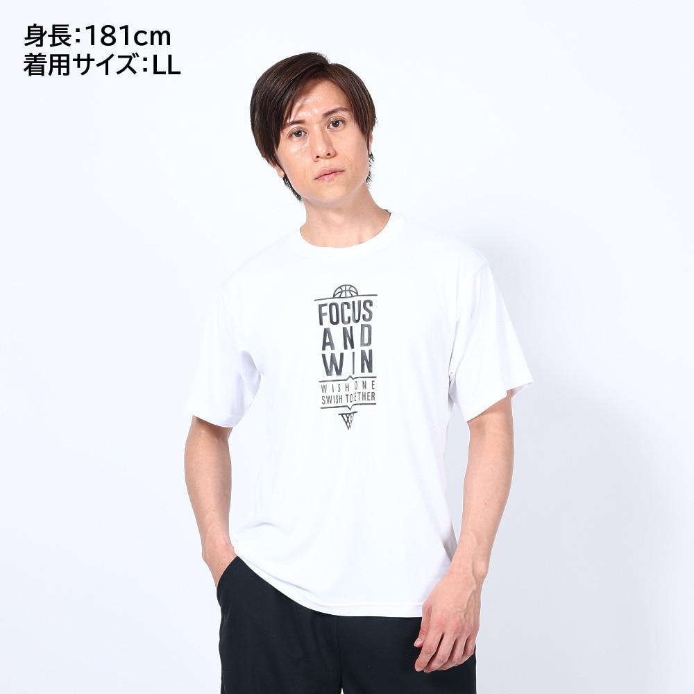 エックスティーエス（XTS）（メンズ）バスケットボールウェア ドライプラス メッセージTシャツ 751TS3ES0011 WHT