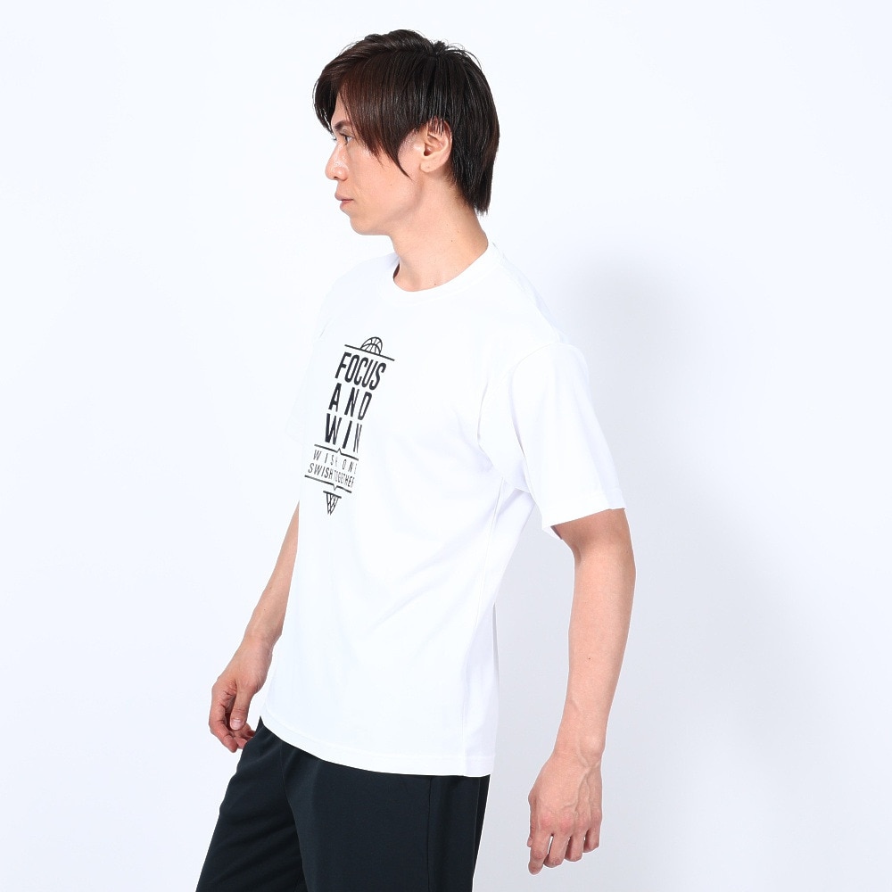 エックスティーエス（XTS）（メンズ）バスケットボールウェア ドライプラス メッセージTシャツ 751TS3ES0011 WHT
