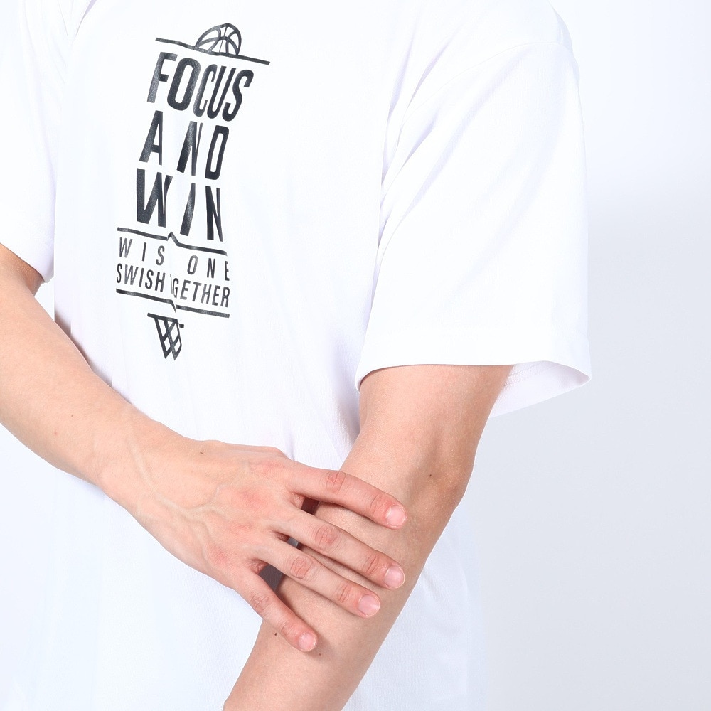 エックスティーエス（XTS）（メンズ）バスケットボールウェア ドライプラス メッセージTシャツ 751TS3ES0011 WHT