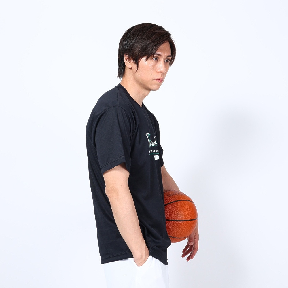 エックスティーエス（XTS）（メンズ）バスケットボールウェア ドライプラス メッセージTシャツ 751TS3ES0012 BLK
