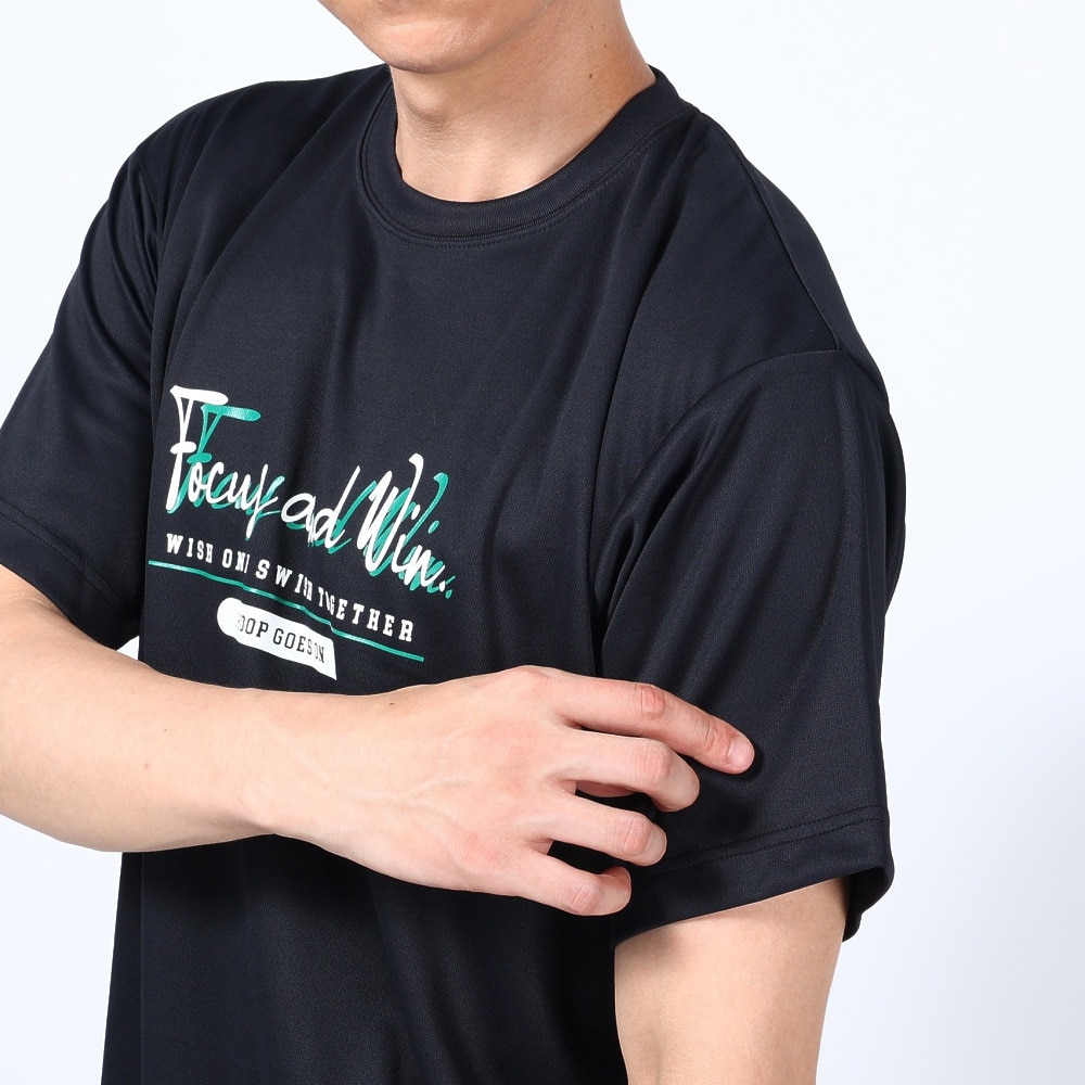 エックスティーエス（XTS）（メンズ）バスケットボールウェア ドライプラス メッセージTシャツ 751TS3ES0012 BLK