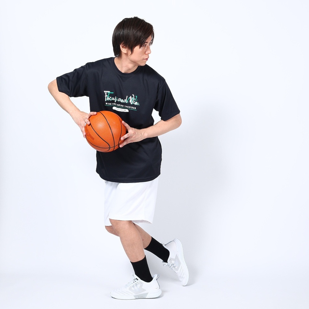 エックスティーエス（XTS）（メンズ）バスケットボールウェア ドライプラス メッセージTシャツ 751TS3ES0012 BLK