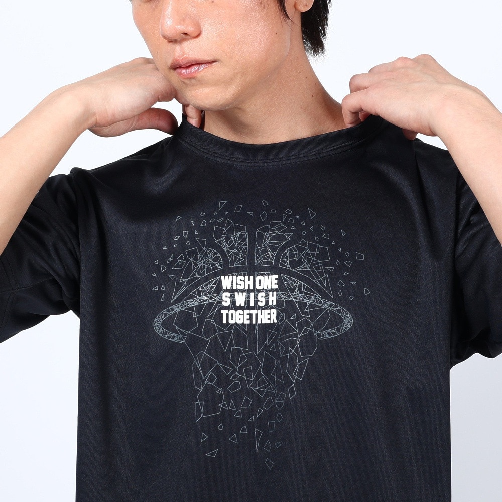 エックスティーエス（XTS）（メンズ）バスケットボールウェア ドライプラス メッセージTシャツ 751TS3ES0013 BLK