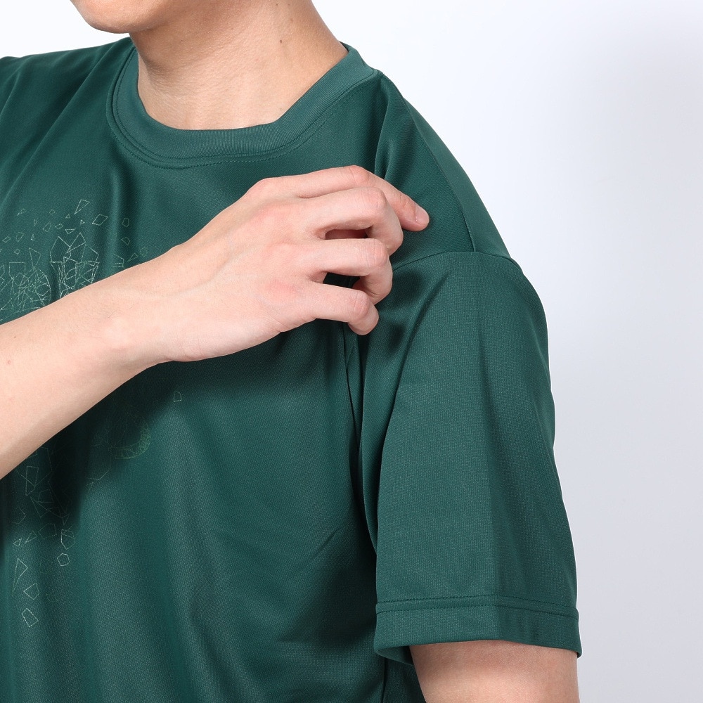 エックスティーエス｜エックスティーエス（XTS）（メンズ）バスケットボールウェア ドライプラス メッセージTシャツ 751TS3ES0013 GRN  スポーツ用品はスーパースポーツゼビオ