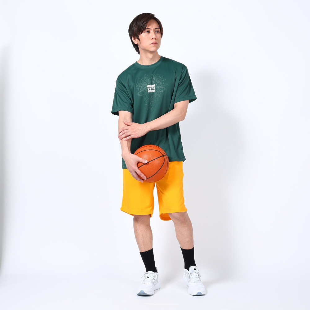 エックスティーエス（XTS）（メンズ）バスケットボールウェア ドライプラス メッセージTシャツ 751TS3ES0013 GRN